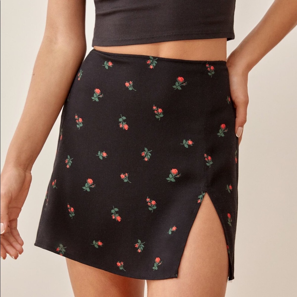 Reformation Margot Skirt Lancaster Print